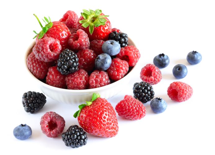 Berries are a rich source of Vitamin which aids hair growth