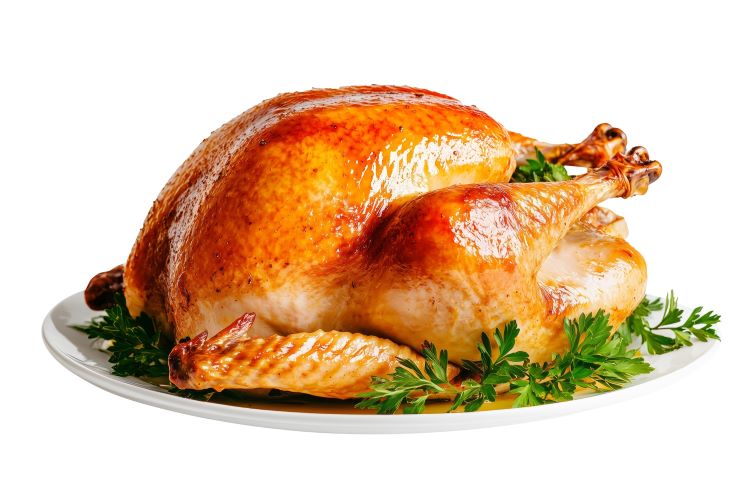 Chicken and turkey are great sources of protein to help with hair growth