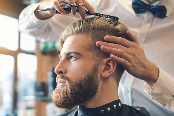 haircut after a hair transplant