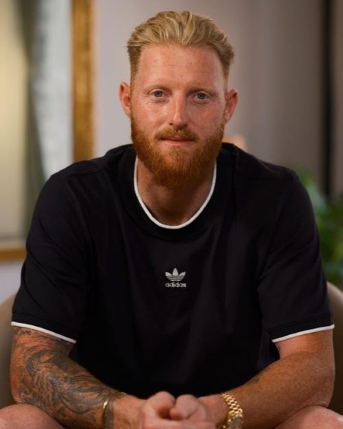 Ben Stokes after his Wimpole Clinic hair transplant