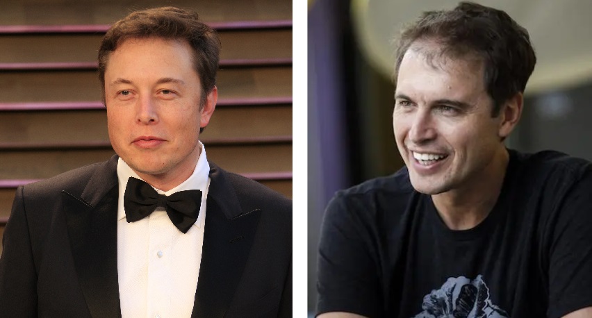 Elon Musk in 2014 and Kimball Musk in the 2010s