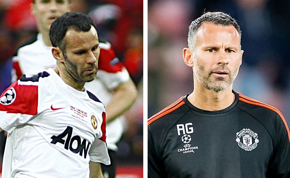 Ryan Giggs before and after hair trans