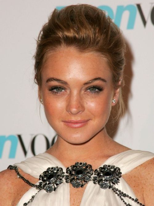 Lindsay Lohan’s cowlick