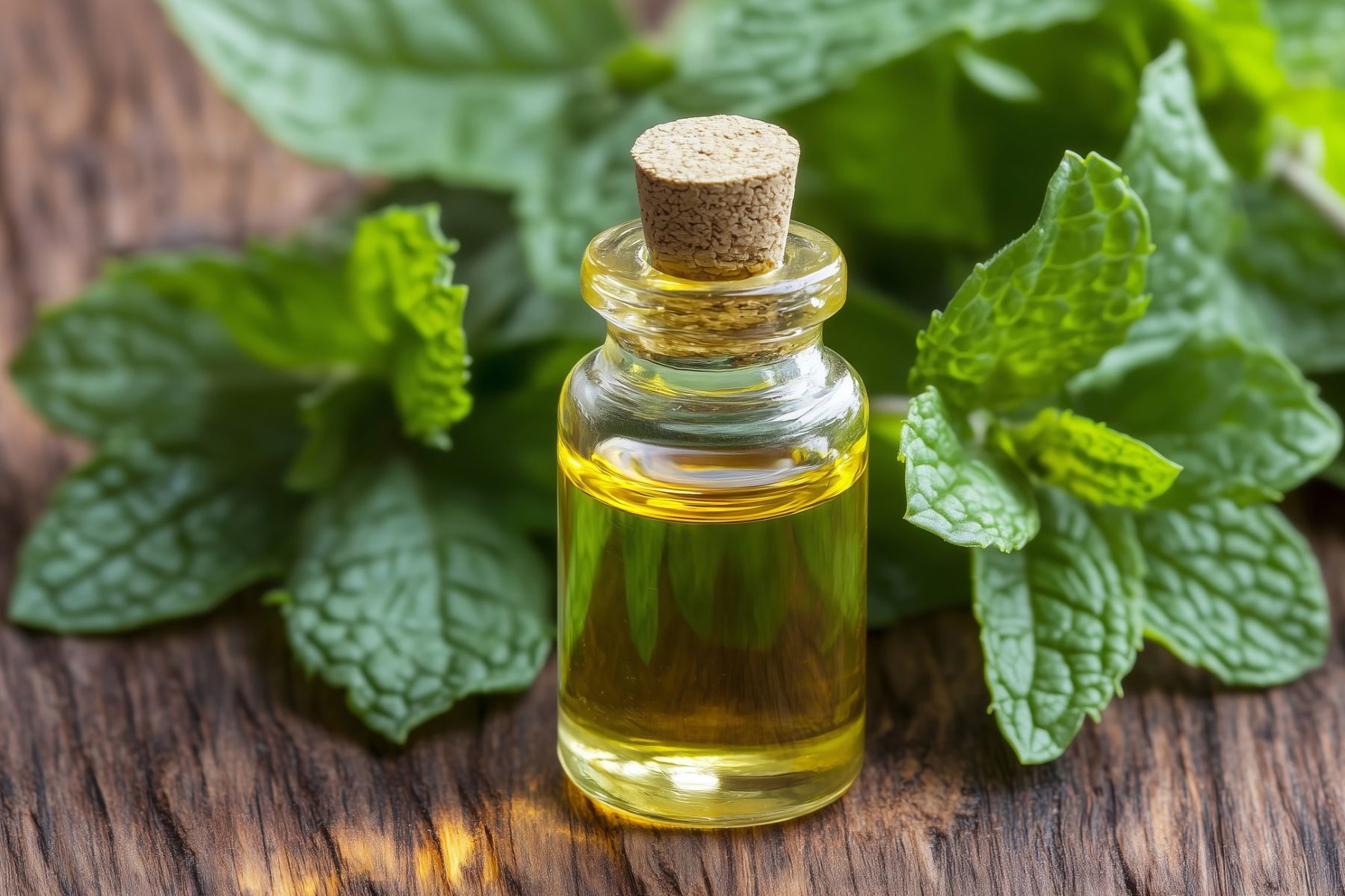 Peppermint oil can help with hair loss