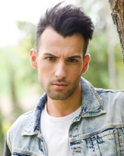 Brushed up quiff