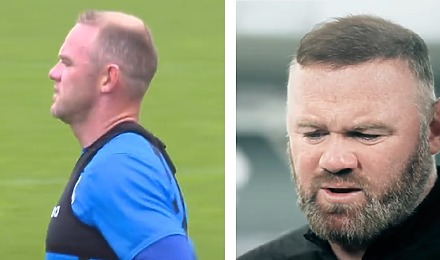 Wayne Rooney In 2017 (left) And 2024 (right)