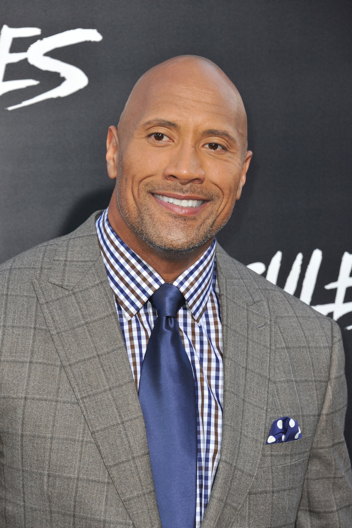 dwayne johnson shaved head