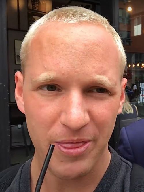 Jamie Laing's hair in 2017