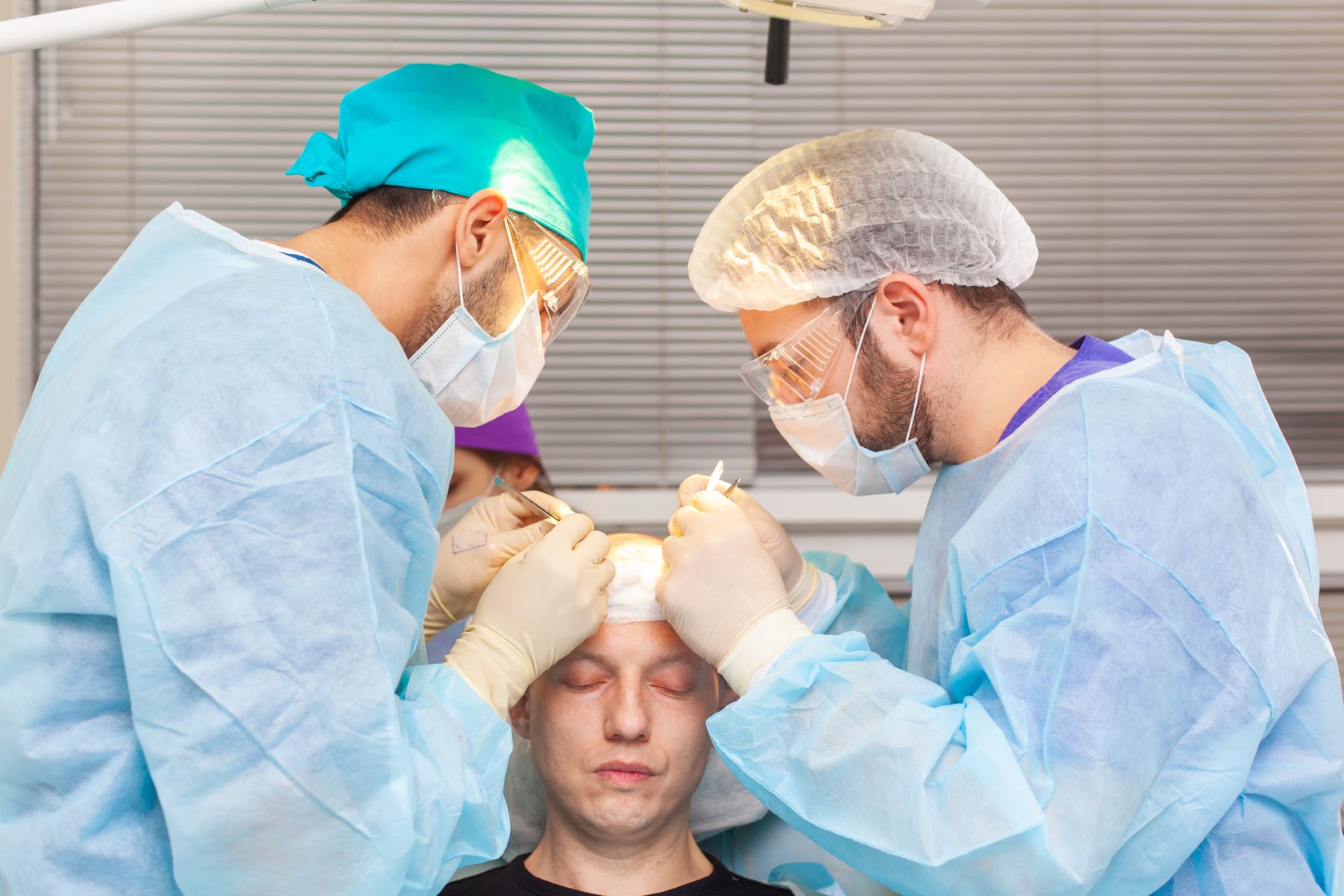 Man getting rid of his widow’s peak