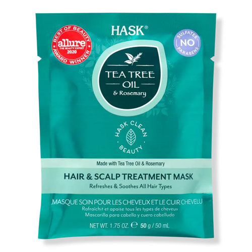 Hask Tea Tree Oil & Rosemary Hair & Scalp Treatment Mask