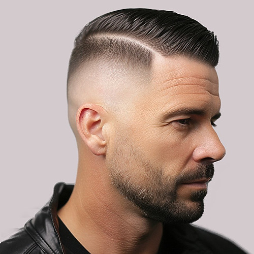 Regulation haircut with a high fade