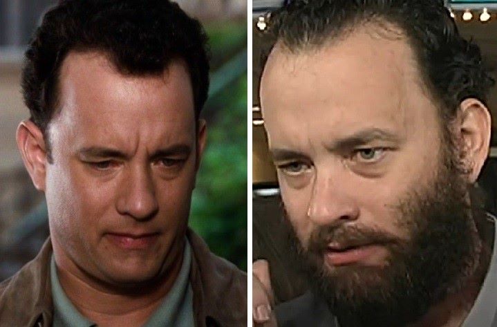 Tom Hanks in 1998 and 1999