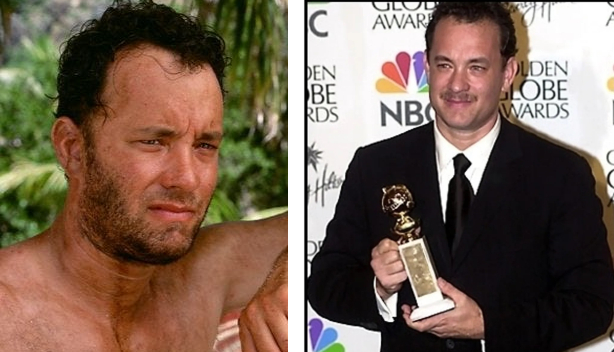 Tom Hanks in 2000 and 2001