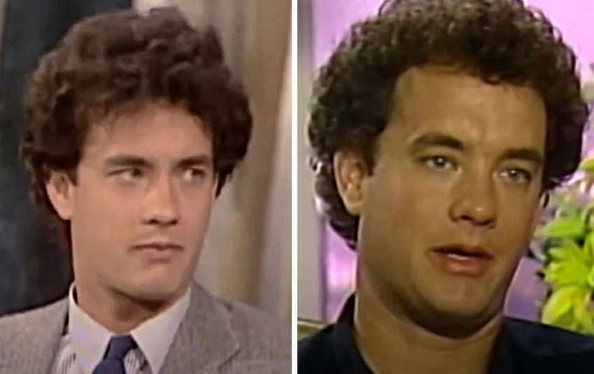 Tom Hanks in the 1980s