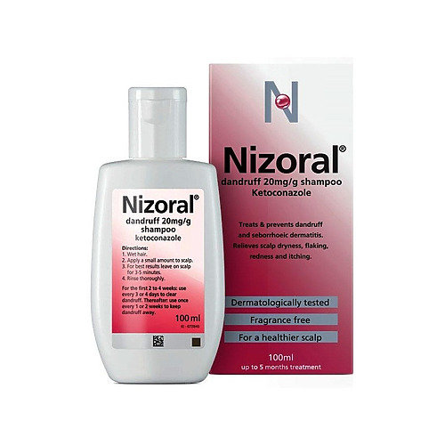 Nizoral dandruff shampoo with ketoconazole