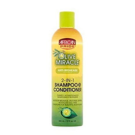 Olive Miracle Anti Breakage 2 in 1 Shampoo and Conditioner