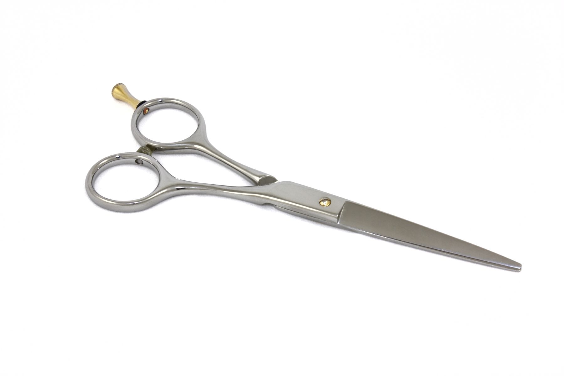 A pair of long, thin barber’s shears