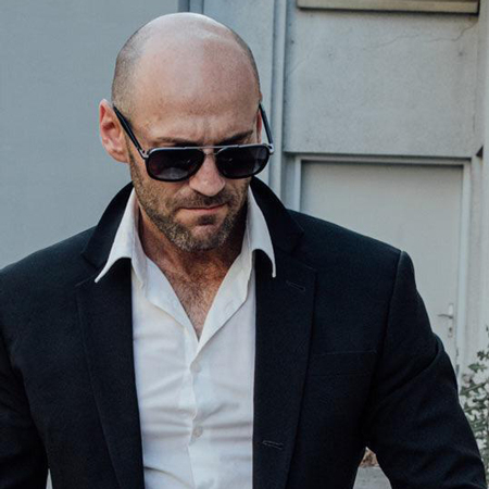 Man sporting the Statham stubble