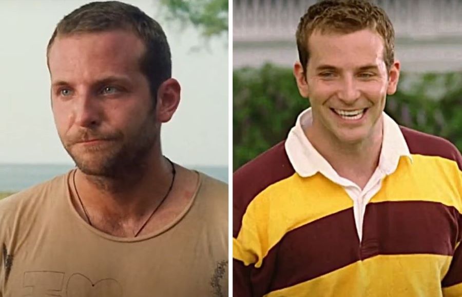 Bradley Cooper before his possible hair transplant