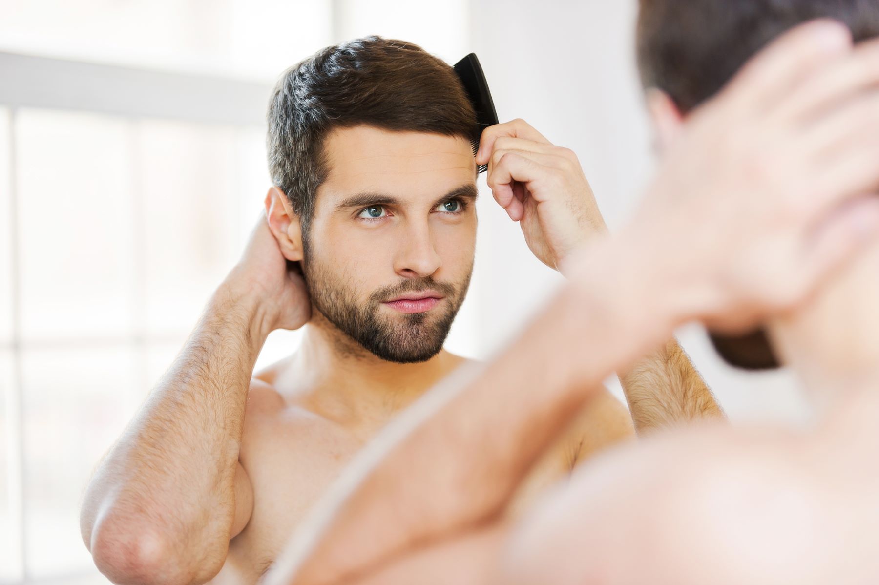Hair care routine for men