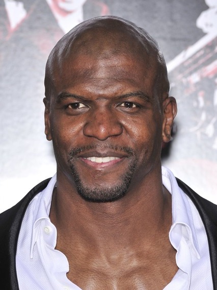 Terry Crews bald with beard