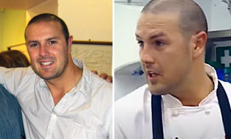 Paddy McGuinness in 2008 (left) and in 2011 (right)