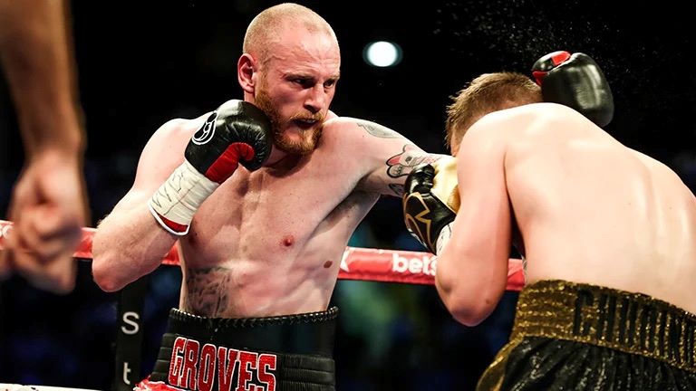 George Groves boxing in 2017