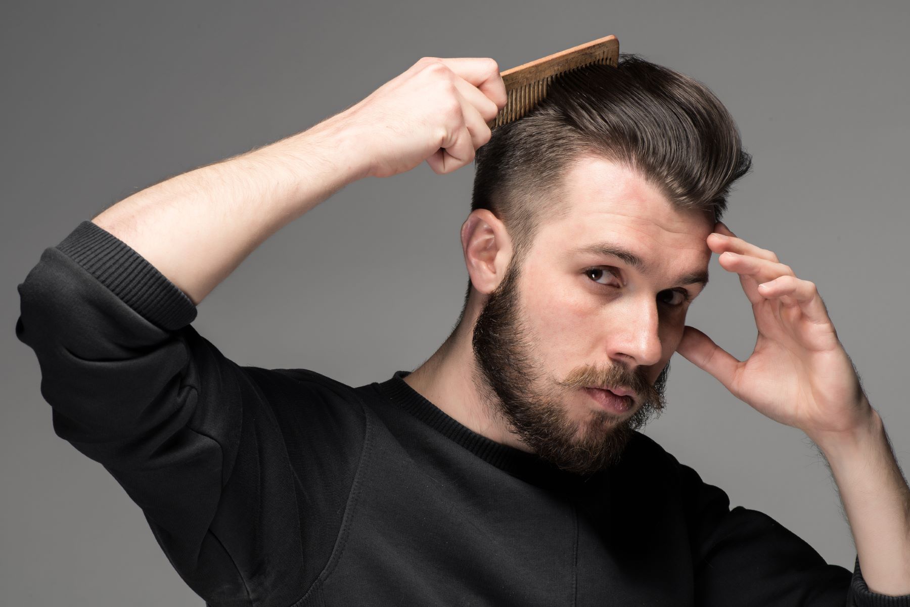 Man with healthy hair