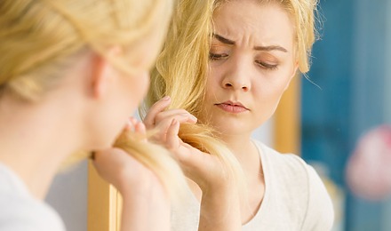 Woman With High Porosity Hair