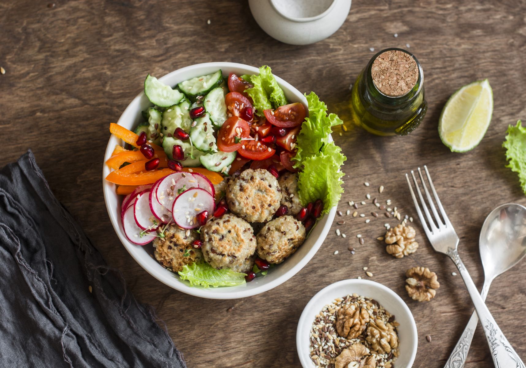 a well-balanced diet for hair