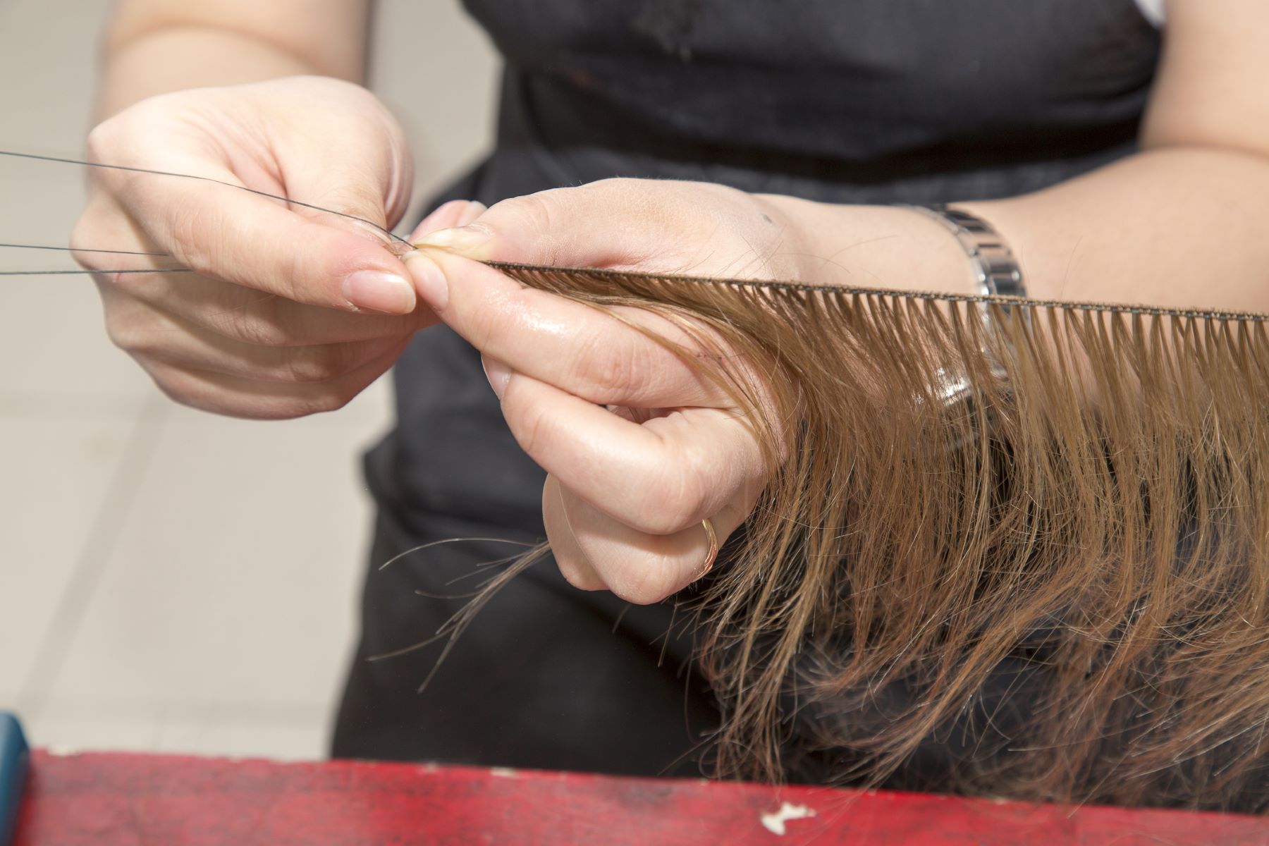 Semi-permanent hair extensions