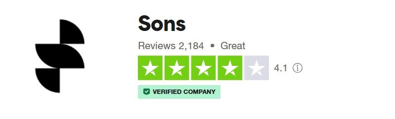 Sons Trust Pilot review