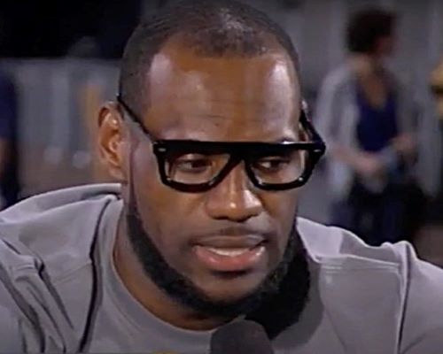 LeBron James hairline 2012