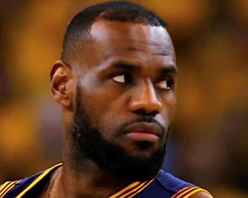 LeBron James hairline 2015