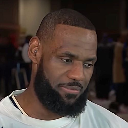 LeBron James hairline 2024