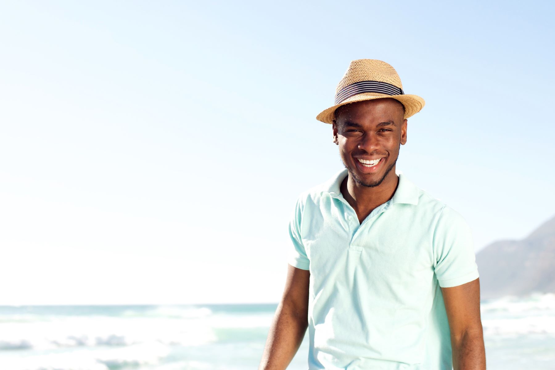 Man wearing a hat