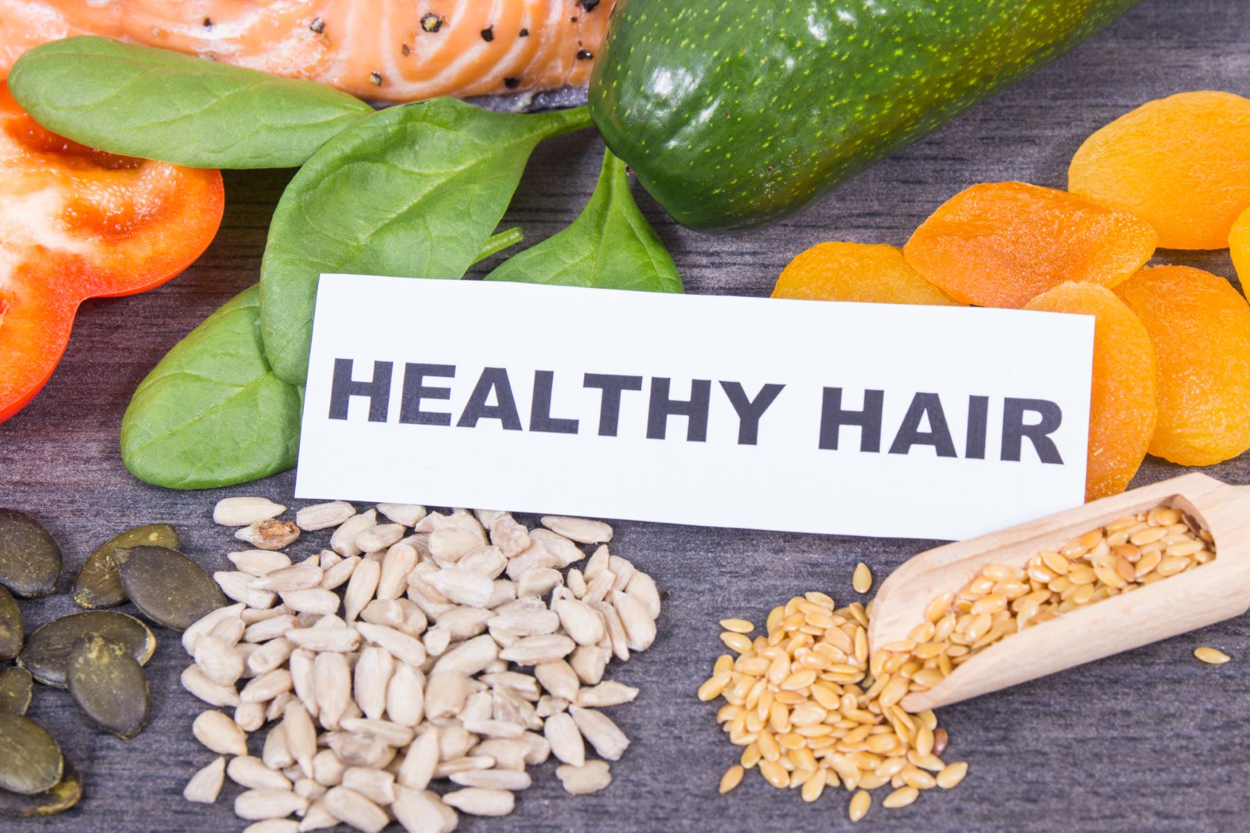 A balanced diet for healthy hair