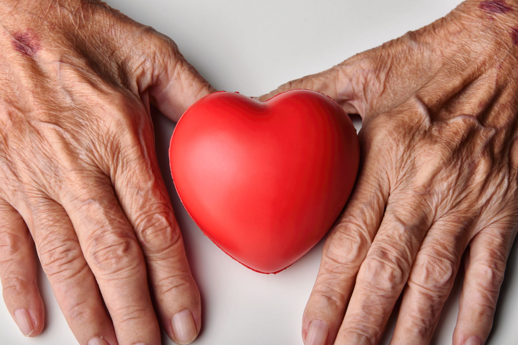 Elderly person heart health