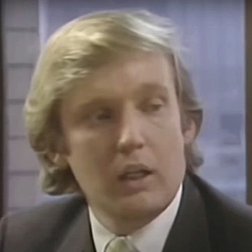 Trump hair 1980