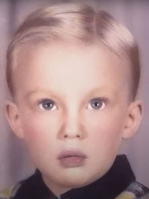 Trump hair as a child