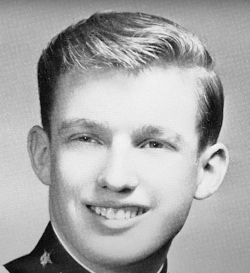 Young Trump hair