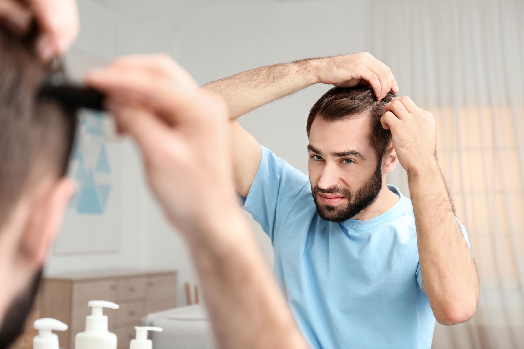 Man wondering what kind of hair density he can get expect from a hair transplant