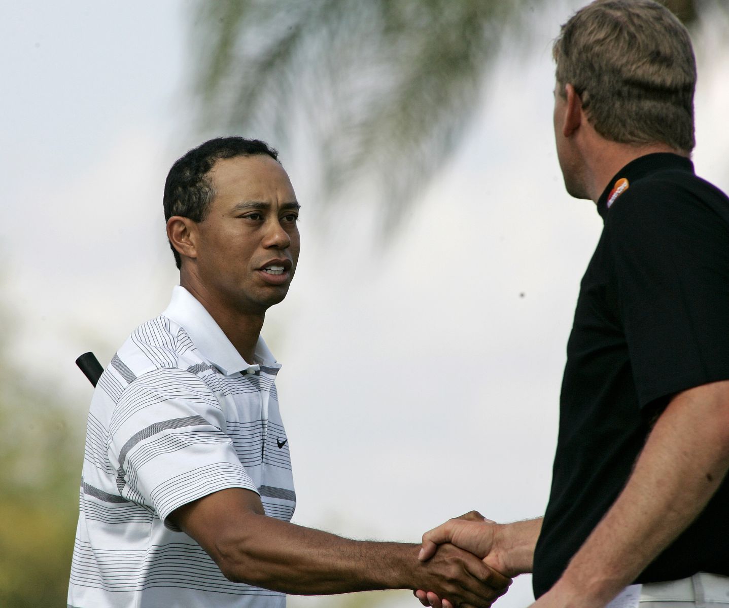 Tiger Woods hair age 33