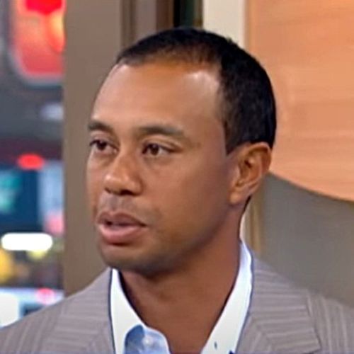 Tiger Woods hair age 37