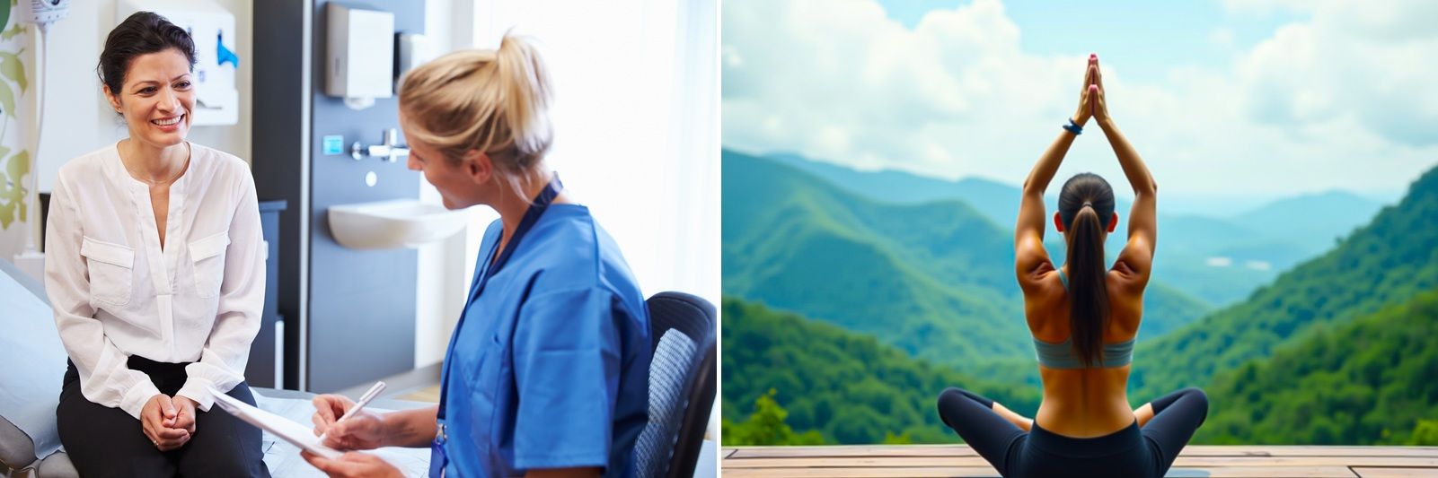 Woman preventing hormonal hair loss