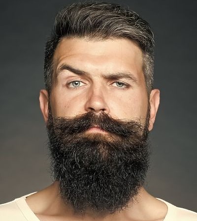 man with long beard