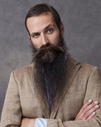 man with supersized beard