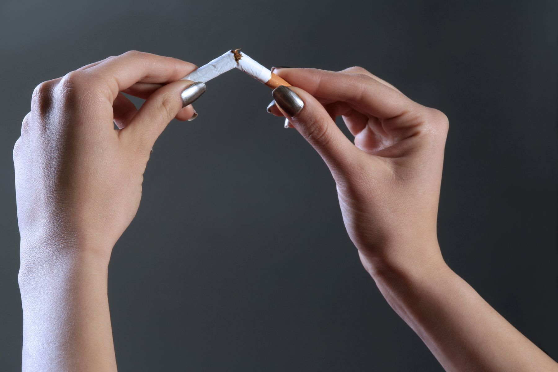 Quitting smoking to prevent hair loss