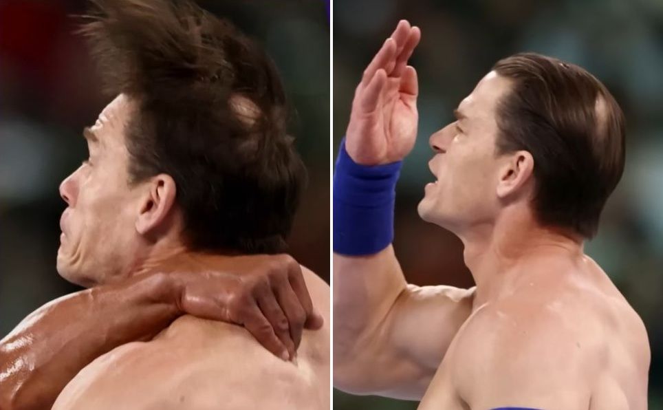 John Cena bald spot on crown