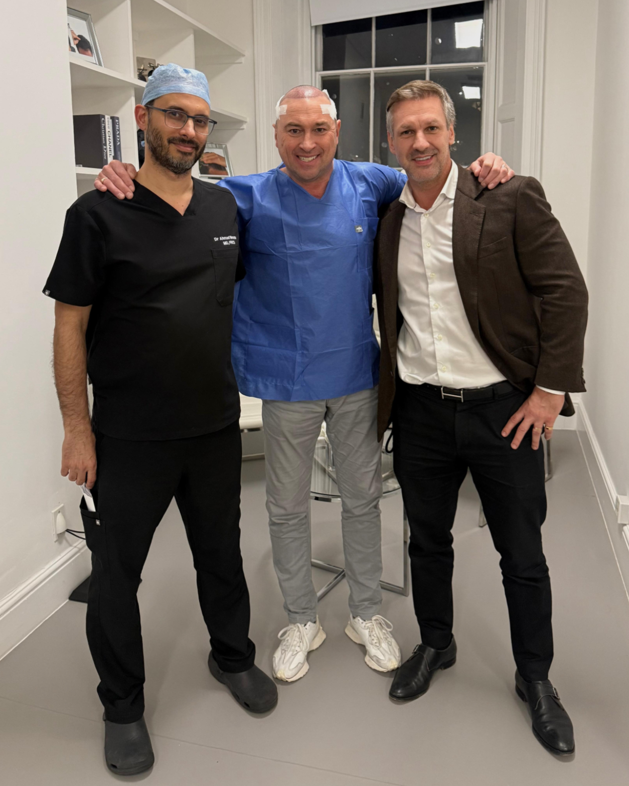 Jason Cundy hair transplant at Wimpole Clinic